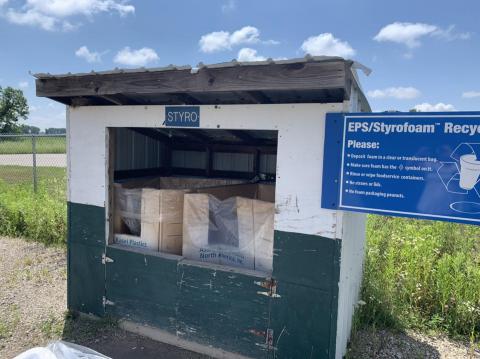 Styrofoam Recycling Bins